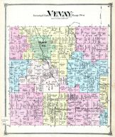 Vevay Township, Chapins Stations, Mason P.O., Ingham County 1874 with Lansing